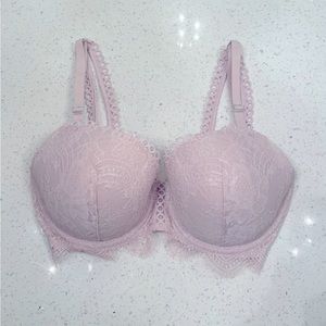 Victoria’s Secret, Light pink glitter underwire bra